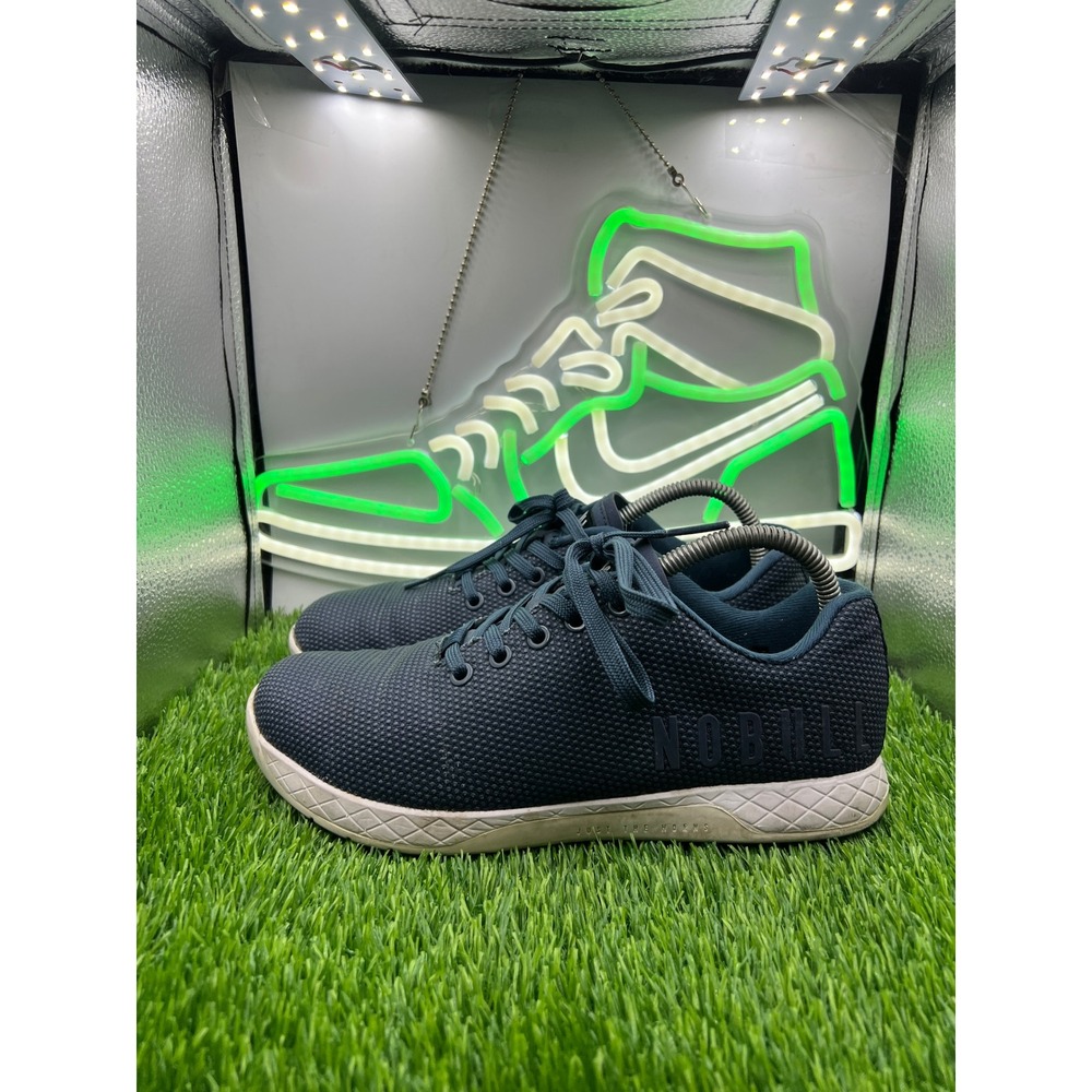 NOBULL Trainer Navy Blue SuperFabric Mens 7.5‎ Training Shoes CrossFit Sneakers